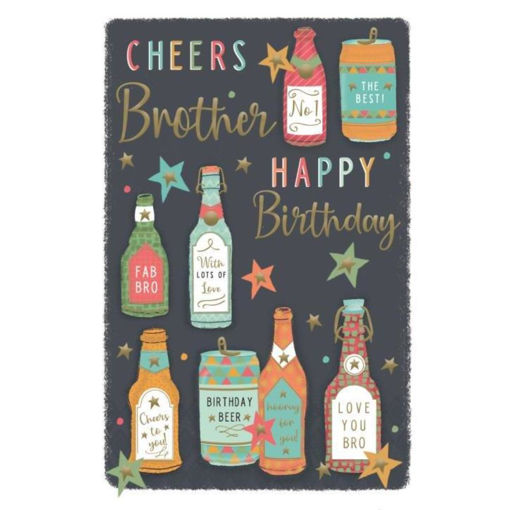Picture of CHEERS BROTHER HAPPY BIRTHDAY